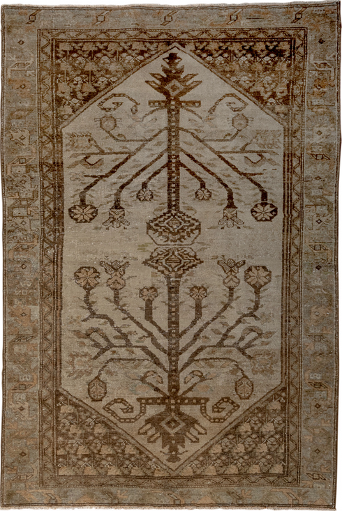 Antique Malayer Area Rug (3' x 5')